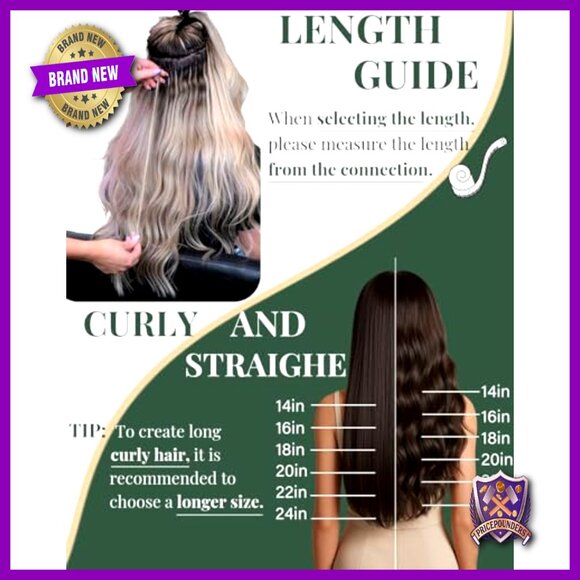 24 Inch Human Hair Micro Link Extensions 50G Cold Fusion Method main image 2